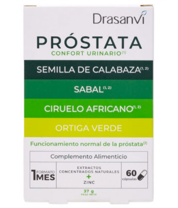 Próstata - 60 Cápsulas - Drasanvi